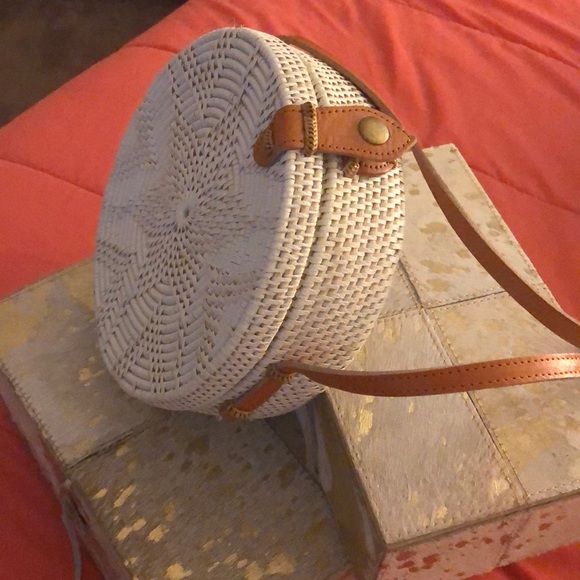 Free People Lovina Straw Crossbody - White - Picture 7 of 8